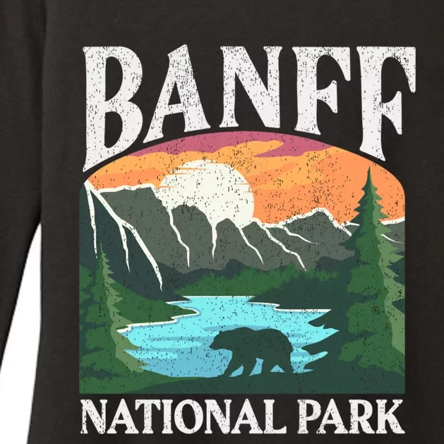 Rocky Mountains Canada Banff National Park Womens CVC Long Sleeve Shirt