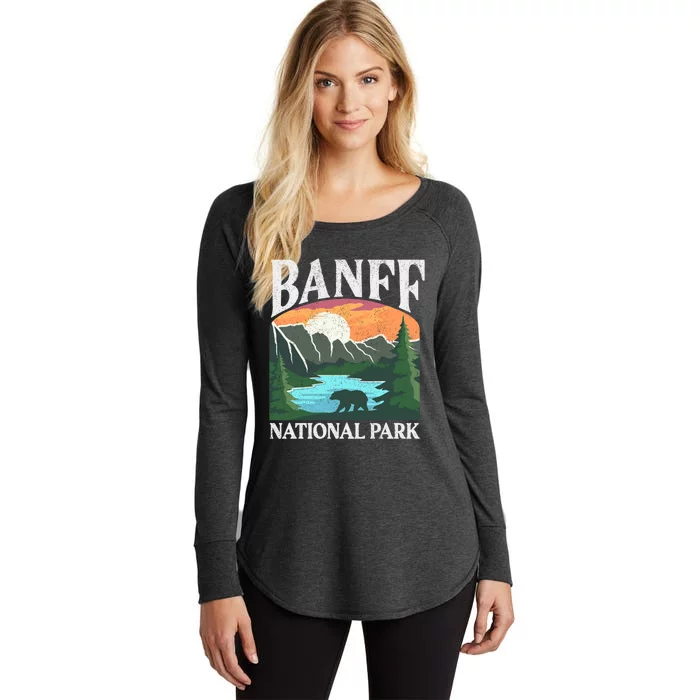 Rocky Mountains Canada Banff National Park Women's Perfect Tri Tunic Long Sleeve Shirt