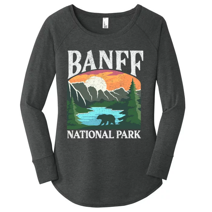 Rocky Mountains Canada Banff National Park Women's Perfect Tri Tunic Long Sleeve Shirt