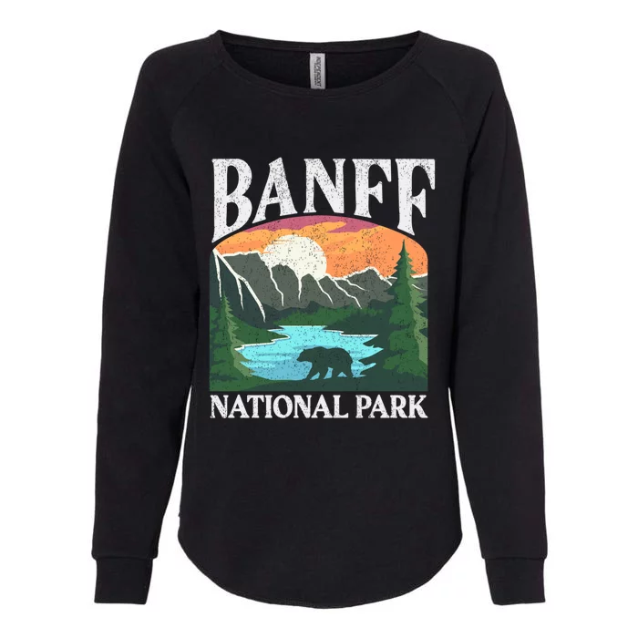 Rocky Mountains Canada Banff National Park Womens California Wash Sweatshirt