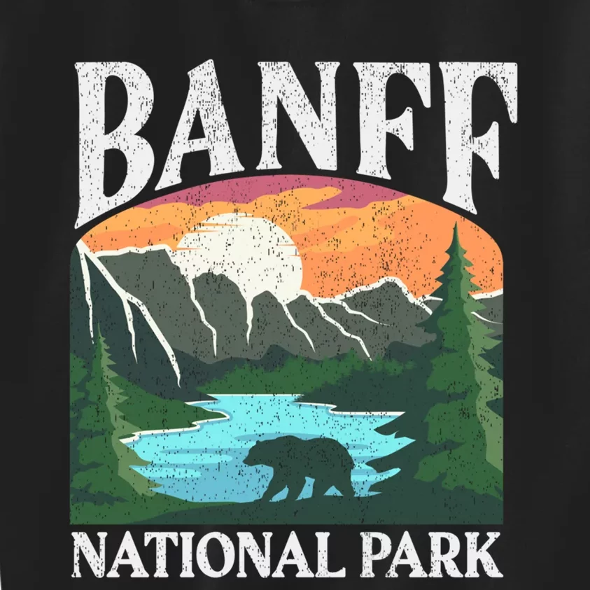 Rocky Mountains Canada Banff National Park Kids Sweatshirt