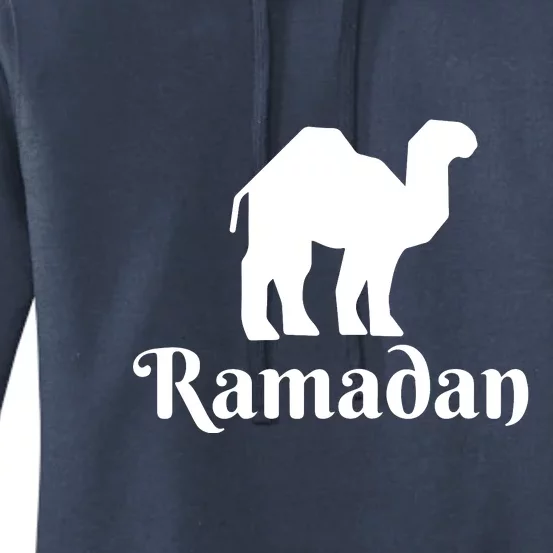 Ramadan Mubarak Camel Funny Gift Women's Pullover Hoodie