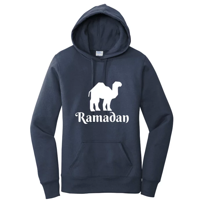 Ramadan Mubarak Camel Funny Gift Women's Pullover Hoodie