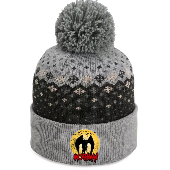 Retro Mothman Cover The Baniff Cuffed Pom Beanie