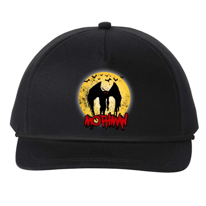 Retro Mothman Cover Snapback Five-Panel Rope Hat