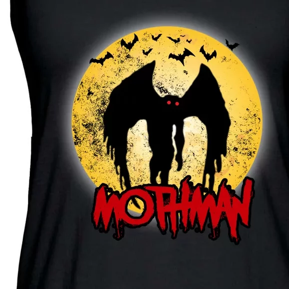 Retro Mothman Cover Ladies Essential Flowy Tank