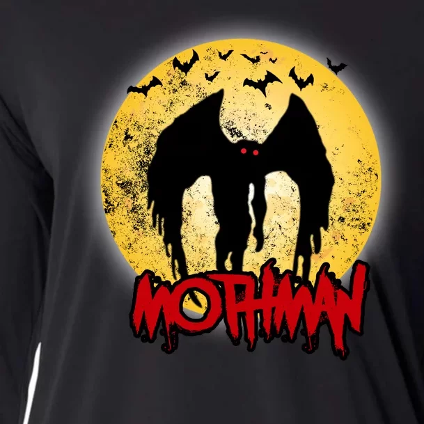 Retro Mothman Cover Cooling Performance Long Sleeve Crew