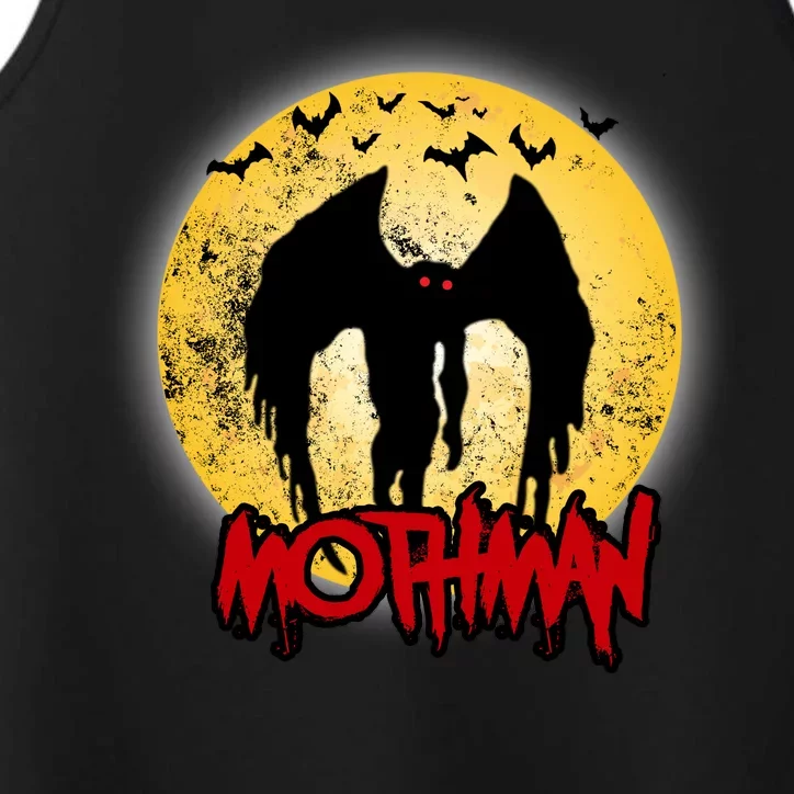 Retro Mothman Cover Performance Tank