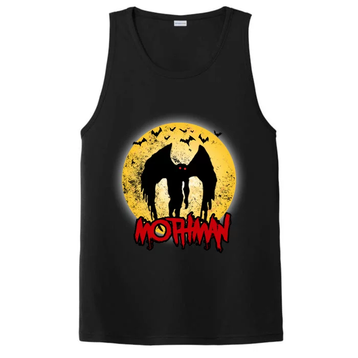 Retro Mothman Cover Performance Tank