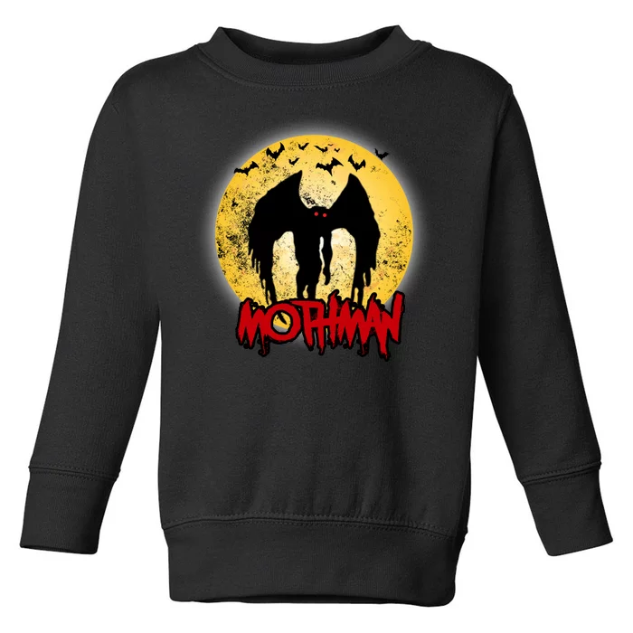 Retro Mothman Cover Toddler Sweatshirt