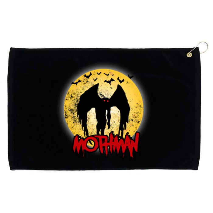 Retro Mothman Cover Grommeted Golf Towel