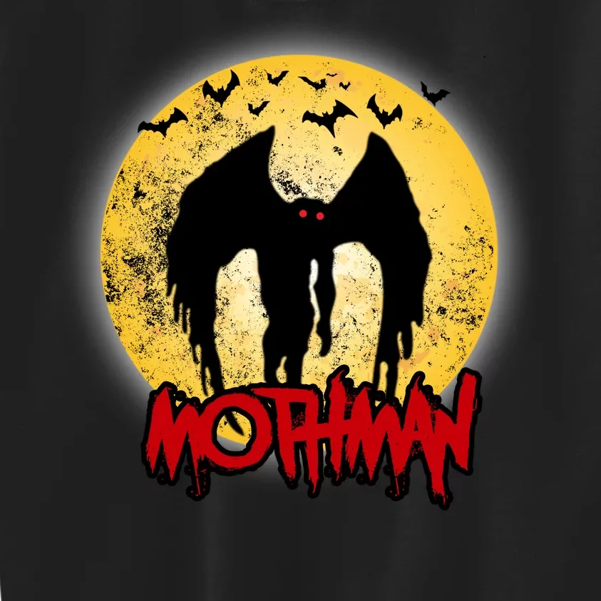 Retro Mothman Cover Kids Sweatshirt