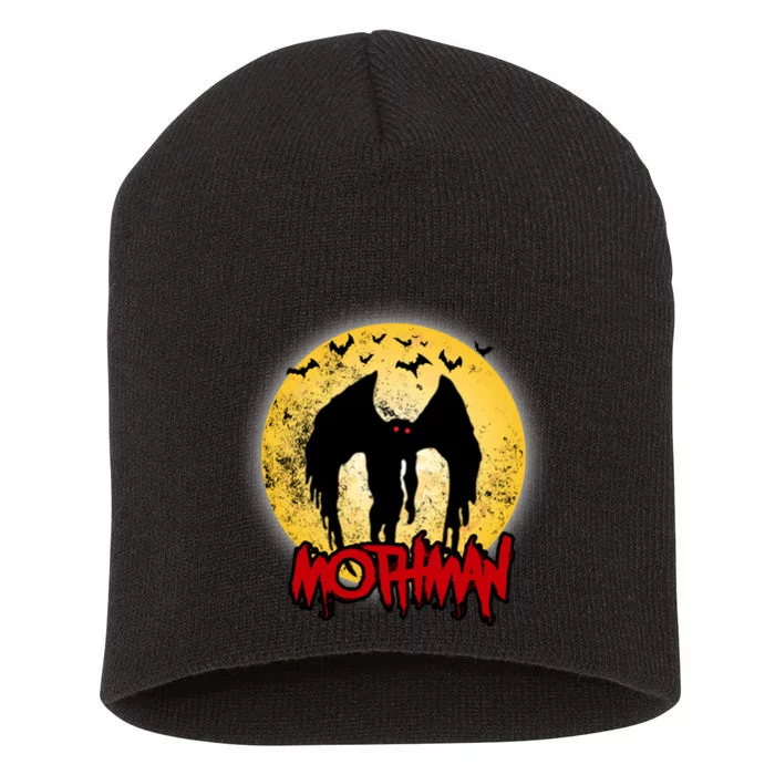 Retro Mothman Cover Short Acrylic Beanie