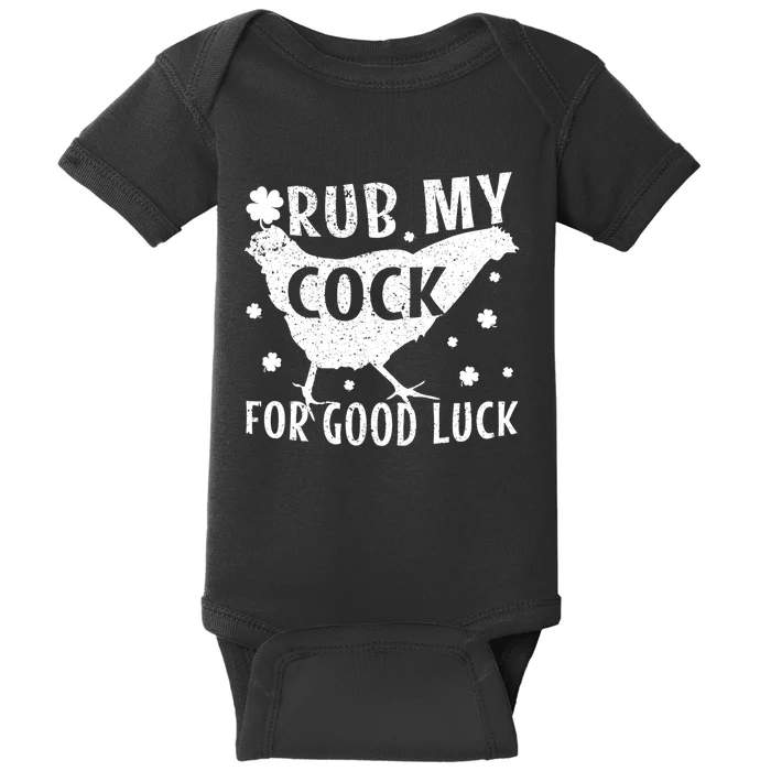 Rub My Cock For Good Luck Baby Bodysuit