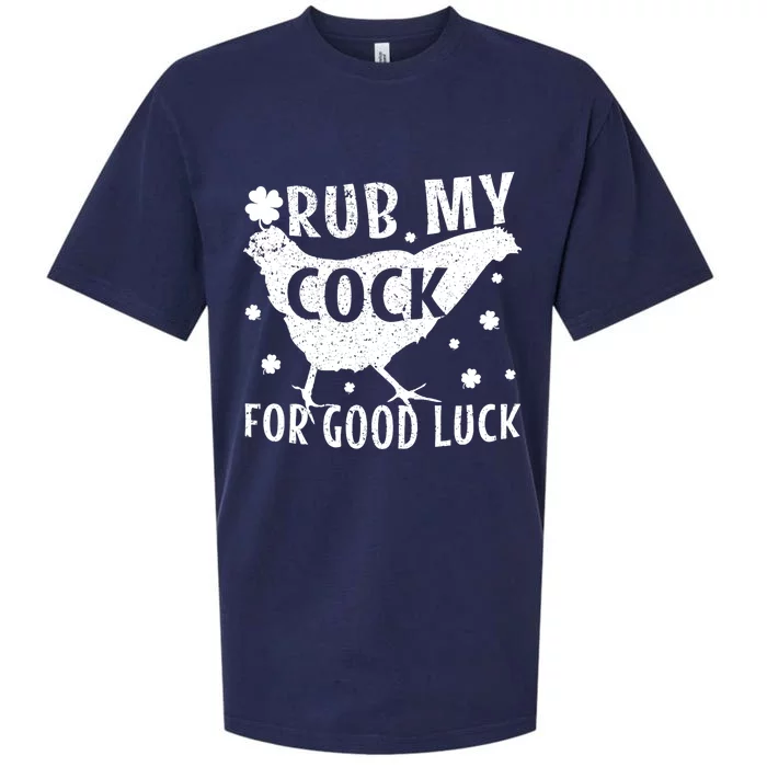 Rub My Cock For Good Luck Sueded Cloud Jersey T-Shirt