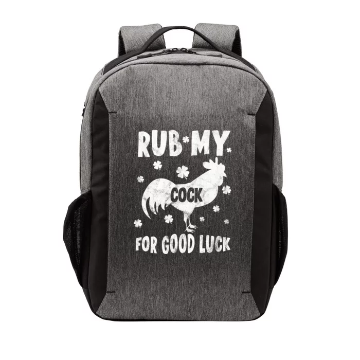 Rub My Cock For Good Lucky Funny St Patrick's Day Vector Backpack