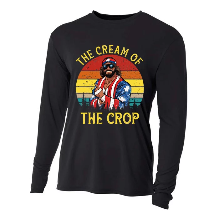 retro  MachoThe Cream of The Crop Cooling Performance Long Sleeve Crew