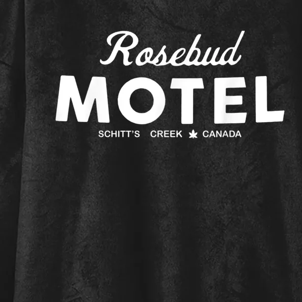 Rosebud Motel Canada Cannabis Funny Humor Hooded Wearable Blanket