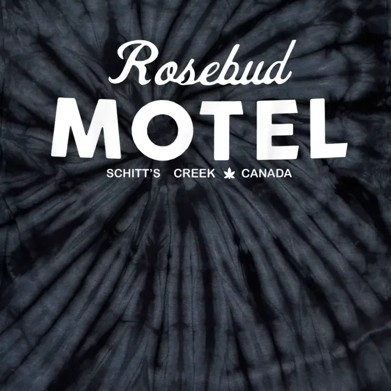 Rosebud Motel Canada Cannabis Funny Humor Tie-Dye T-Shirt