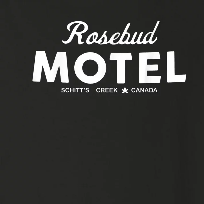 Rosebud Motel Canada Cannabis Funny Humor Toddler Long Sleeve Shirt