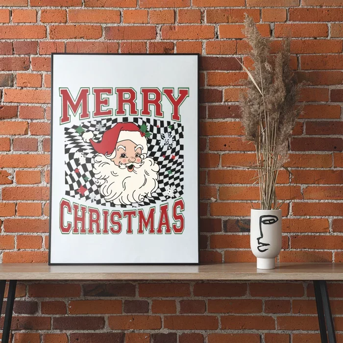 Retro Merry Christmas Poster