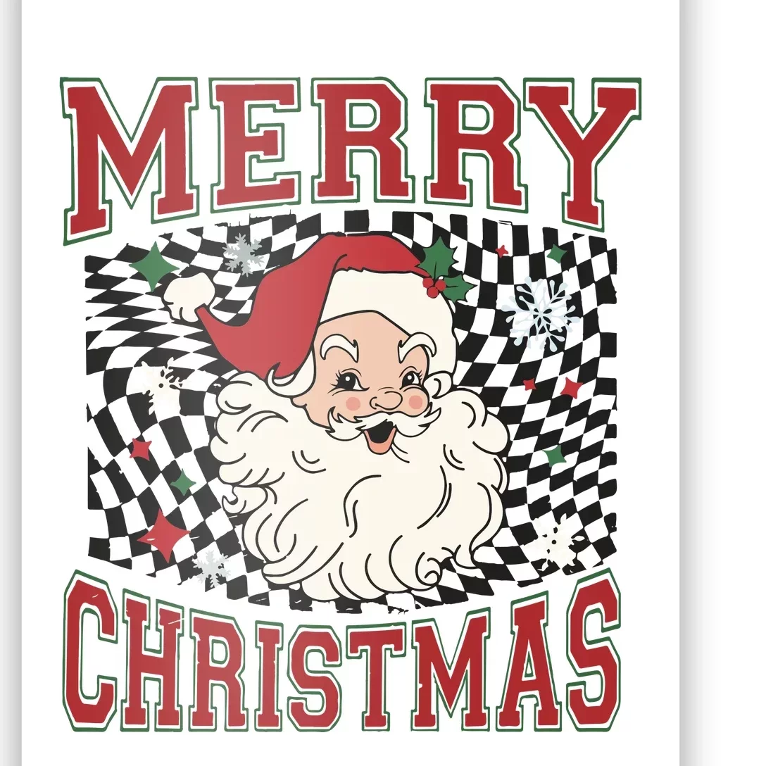 Retro Merry Christmas Poster