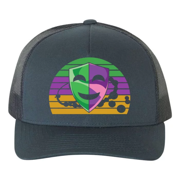 Retro Masquerade Carnival Costume Celebration Mardi Gras Gift Yupoong Adult 5-Panel Trucker Hat