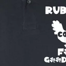 Rub My Cock For Good Luck Softstyle Adult Sport Polo