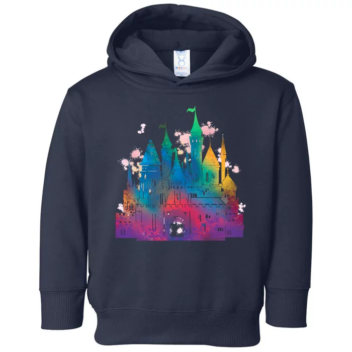 Rainbow Magical Castle Toddler Hoodie