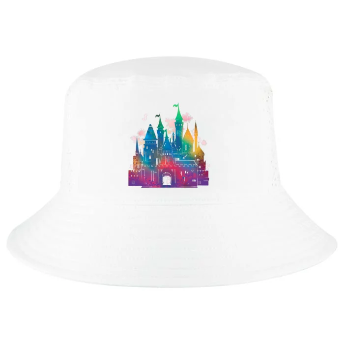 Rainbow Magical Castle Cool Comfort Performance Bucket Hat