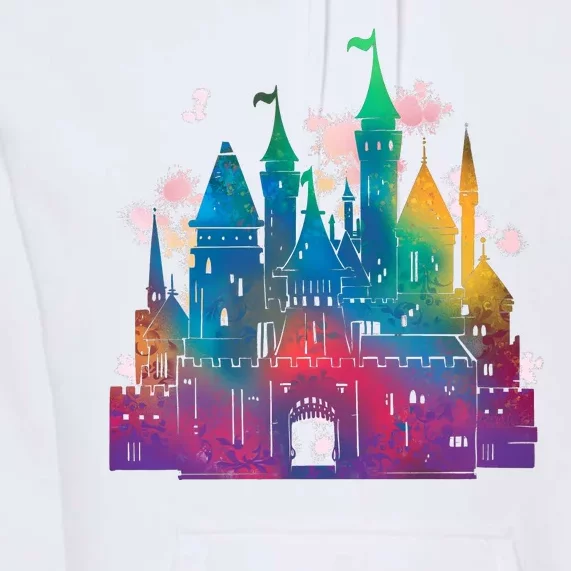 Rainbow Magical Castle Premium Hoodie