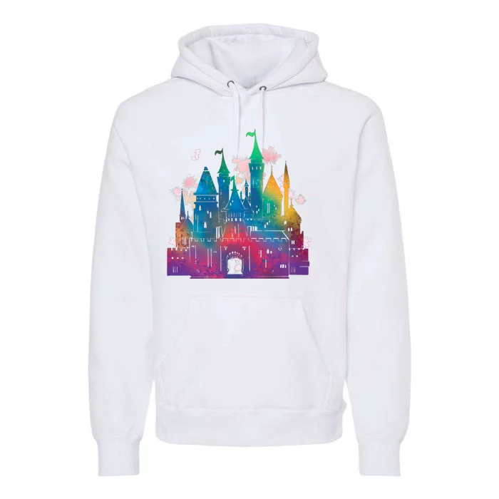 Rainbow Magical Castle Premium Hoodie