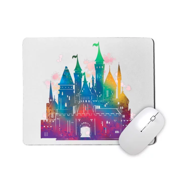 Rainbow Magical Castle Mousepad