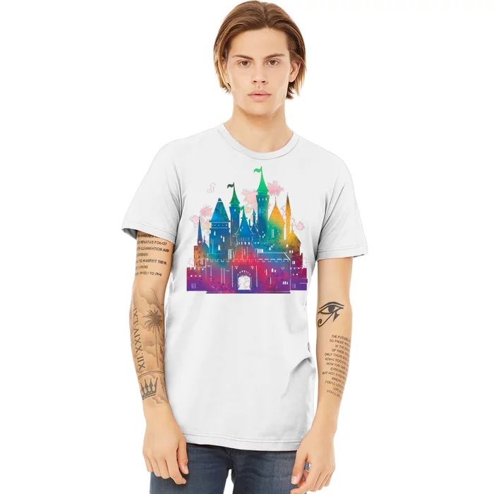 Rainbow Magical Castle Premium T-Shirt