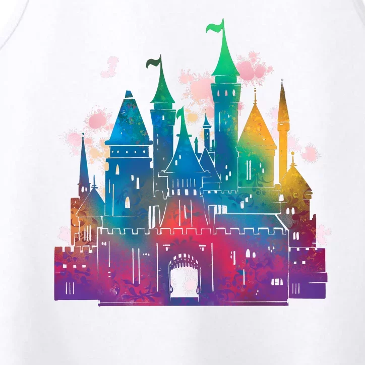 Rainbow Magical Castle Performance Tank