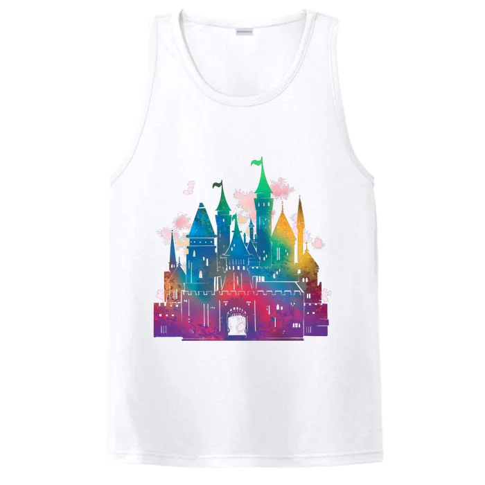 Rainbow Magical Castle Performance Tank