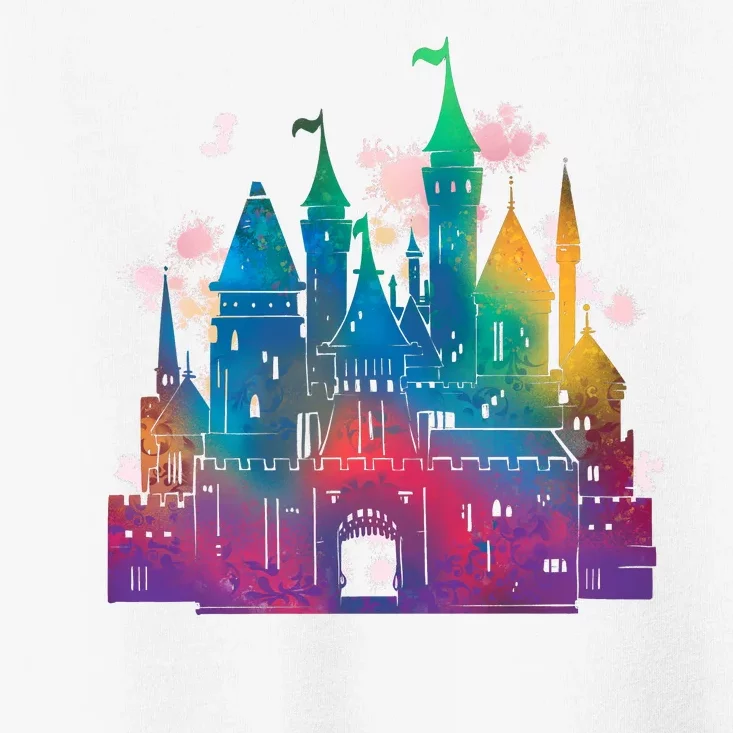 Rainbow Magical Castle Toddler T-Shirt