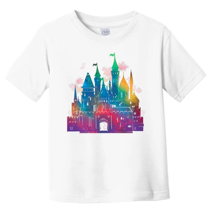 Rainbow Magical Castle Toddler T-Shirt