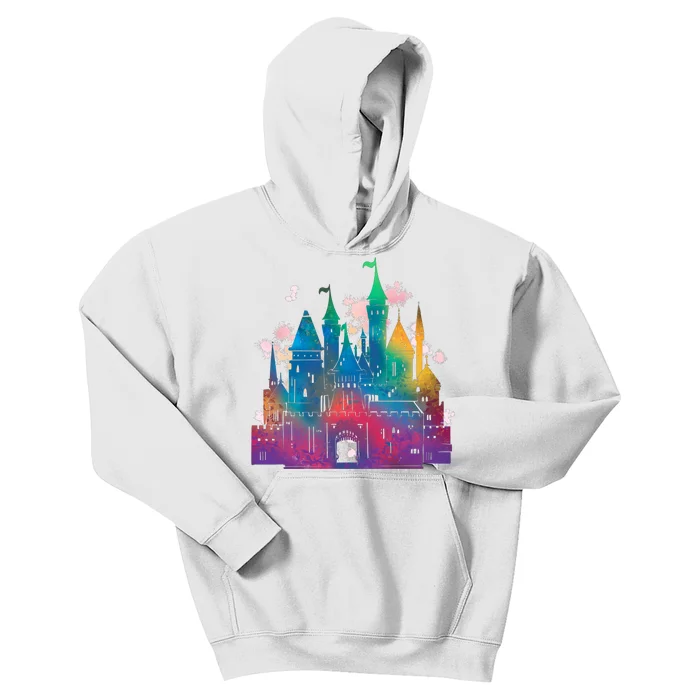 Rainbow Magical Castle Kids Hoodie