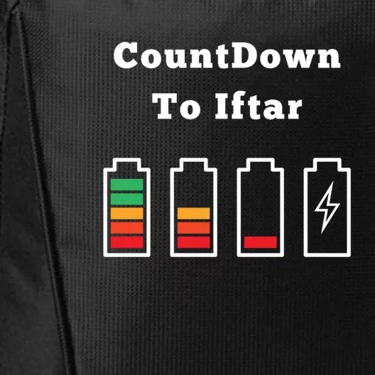 Ramadan Mubarak Countdown To Iftar Gift City Backpack