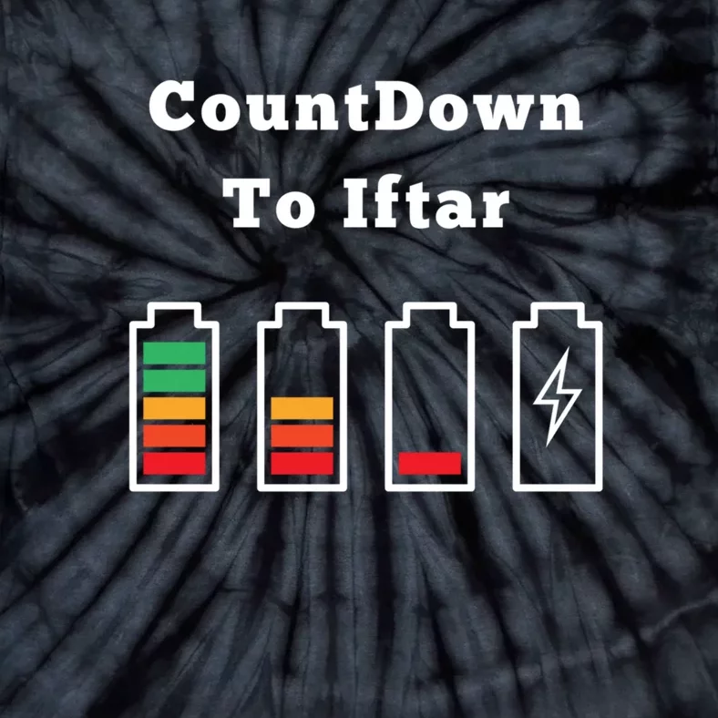 Ramadan Mubarak Countdown To Iftar Gift Tie-Dye T-Shirt