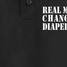 Real Men Change Diapers Dry Zone Grid Performance Polo