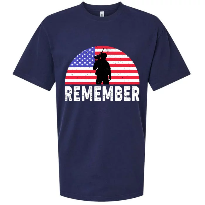 Remember Memorial Day T Sueded Cloud Jersey T-Shirt