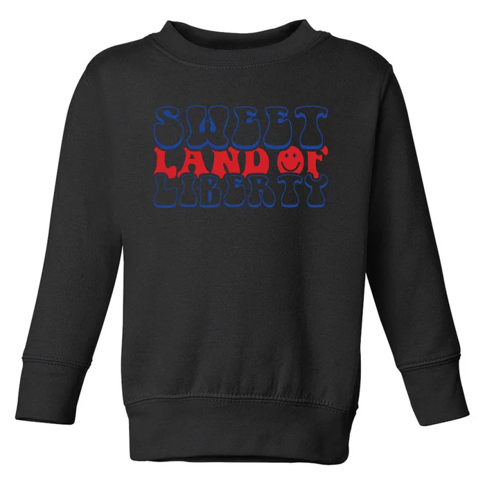 Retro Memorial Day T  Sweet Toddler Sweatshirt