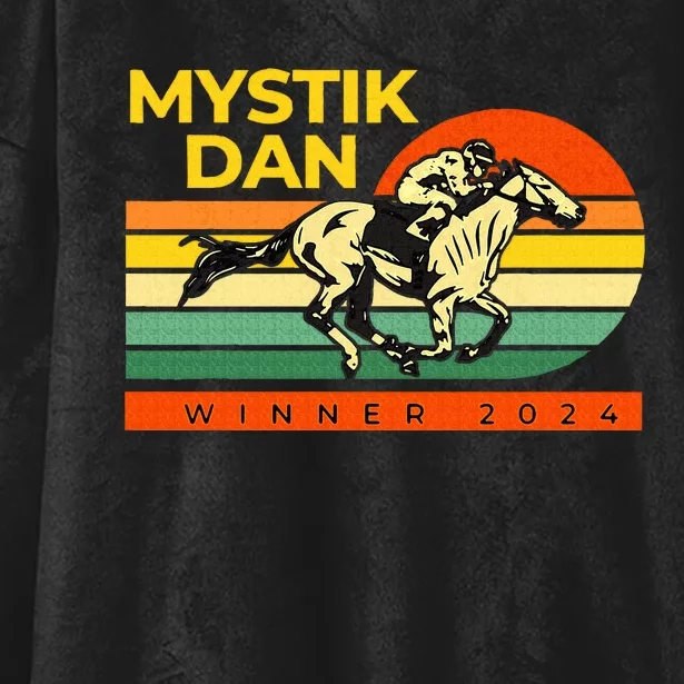 Racing Mystik Dan Winner 2024 Betting Hooded Wearable Blanket