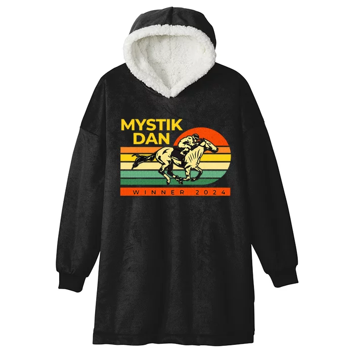 Racing Mystik Dan Winner 2024 Betting Hooded Wearable Blanket