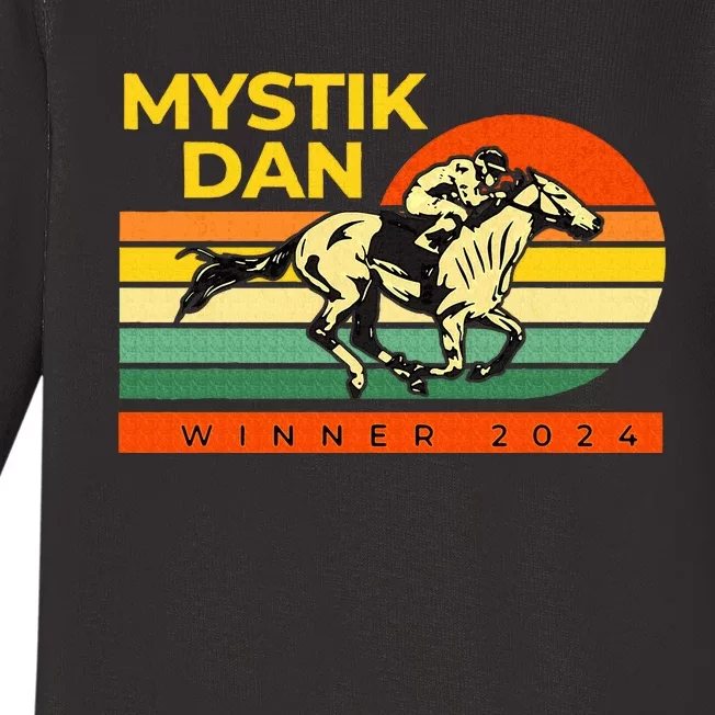 Racing Mystik Dan Winner 2024 Betting Baby Long Sleeve Bodysuit