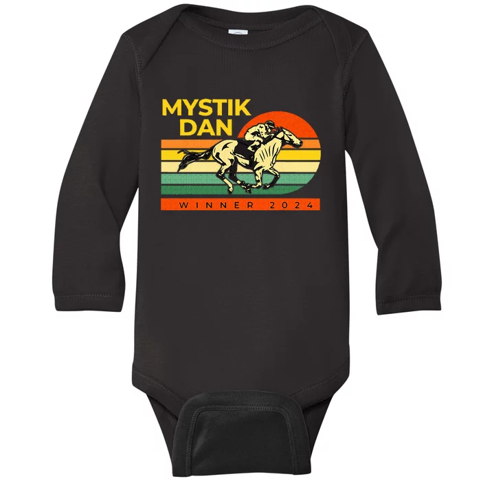 Racing Mystik Dan Winner 2024 Betting Baby Long Sleeve Bodysuit