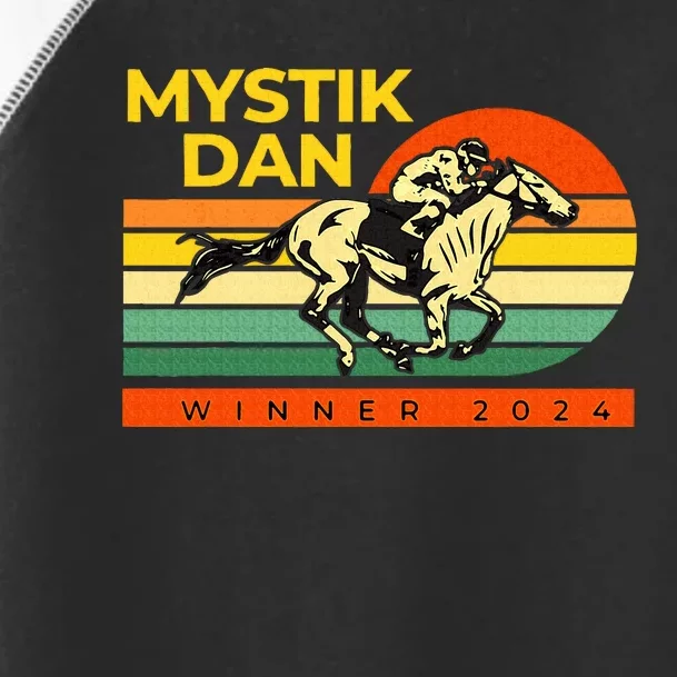 Racing Mystik Dan Winner 2024 Betting Toddler Fine Jersey T-Shirt