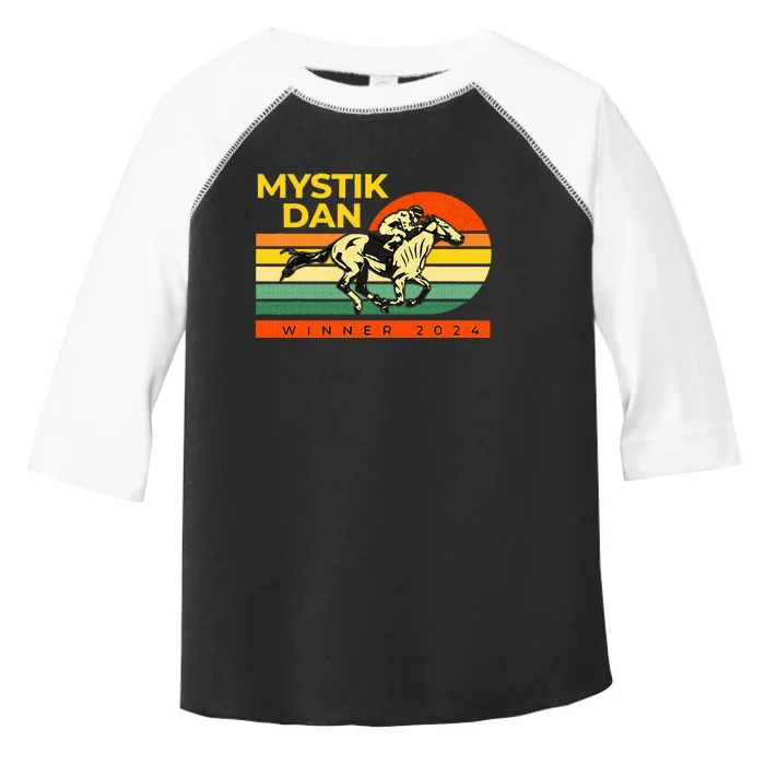 Racing Mystik Dan Winner 2024 Betting Toddler Fine Jersey T-Shirt